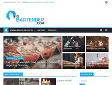 Tablet Screenshot of elbartender.com